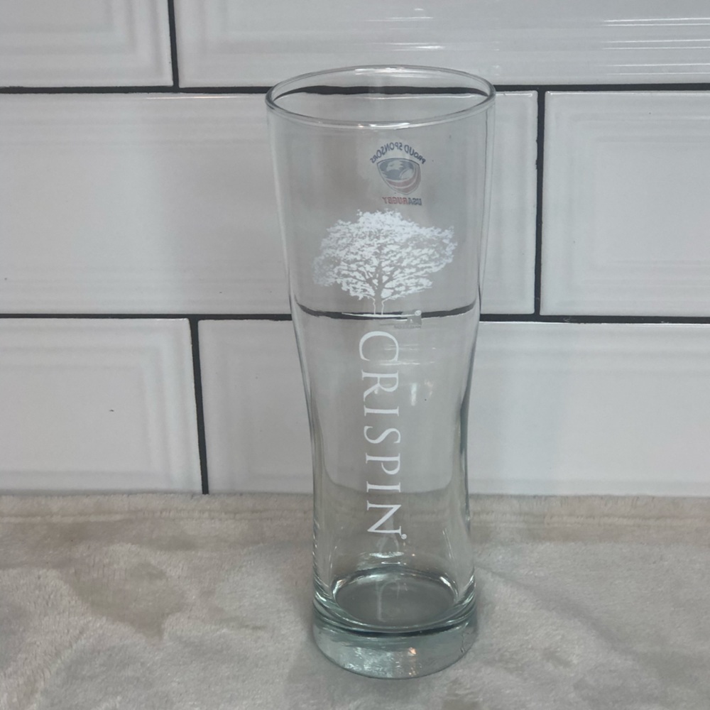 Crispin’ - Proud Sponsor USA Rugby Beer Glass